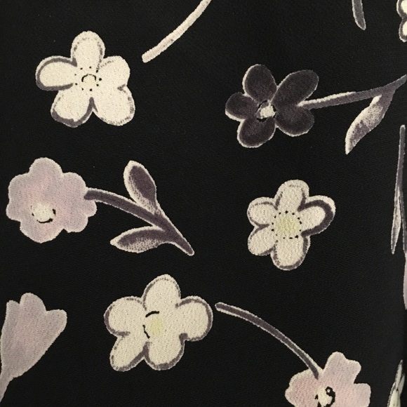 Gothy black floral Wednesday Addams vibes skirt - Picture 4 of 4